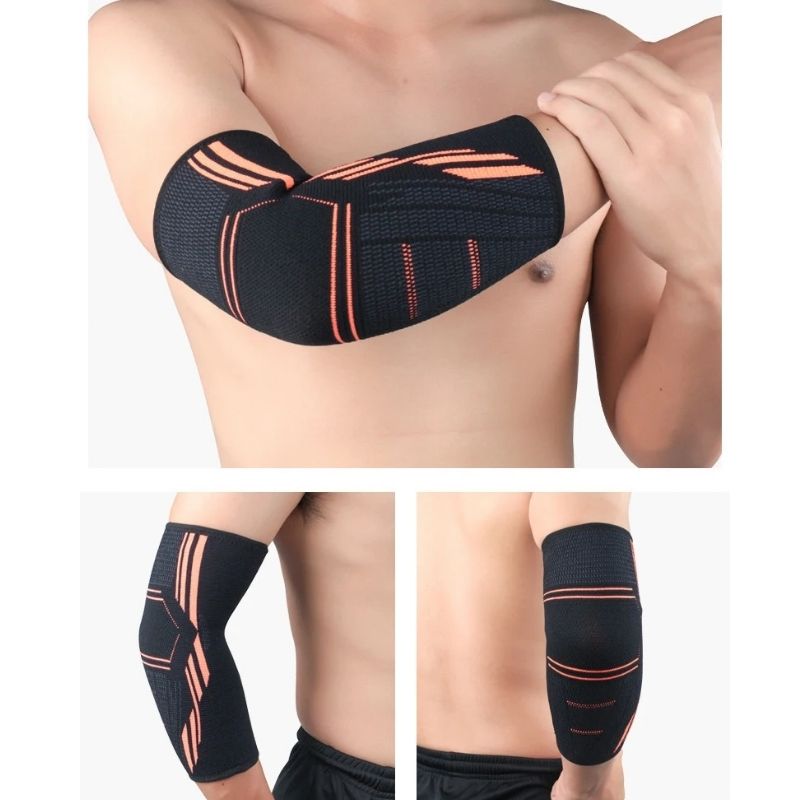 Kompressionsarmbågsstöd | Justerbart Stöd för Armbåge med Anatomisk Passform | Lindrar Smärta och Främjar Återhämtning 4