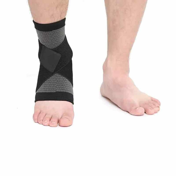 Kompressionsfotledsstöd | Justerbart Fotstöd med Elastiska Remmar | Optimal Stabilitet och Komfort för Aktiviteter 1