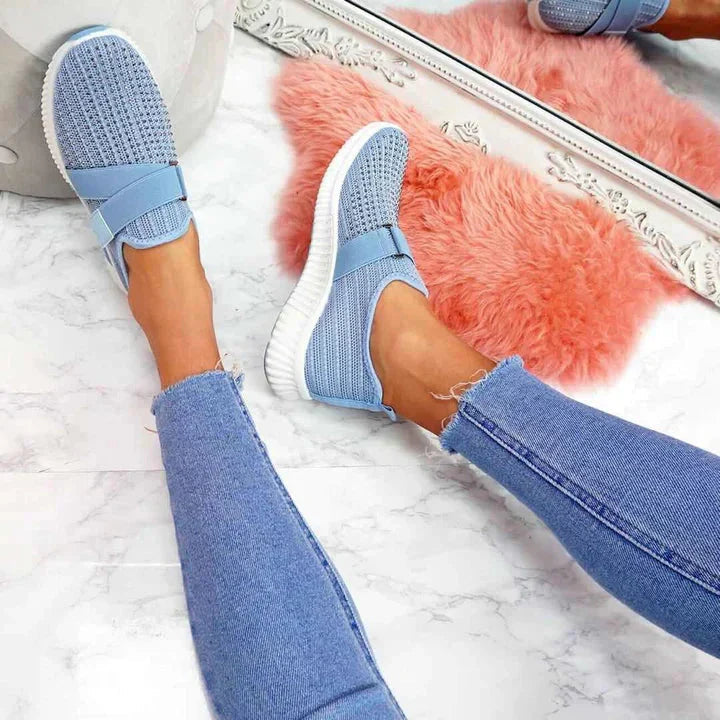 Kvinnors Ortopediska Slip-On Sneakers med Hållningsstöd | Andningsbart Material för Komfort och Stil 5