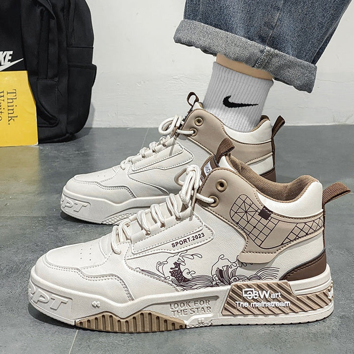 Liam | Andningsbara Hög Top Sneakers för Herr, Komfortabla och Flexibla 1