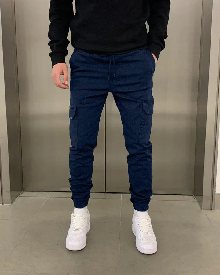 Liam | Avslappnad Modern Cargo Jogger Med Funktionella Fickor 5