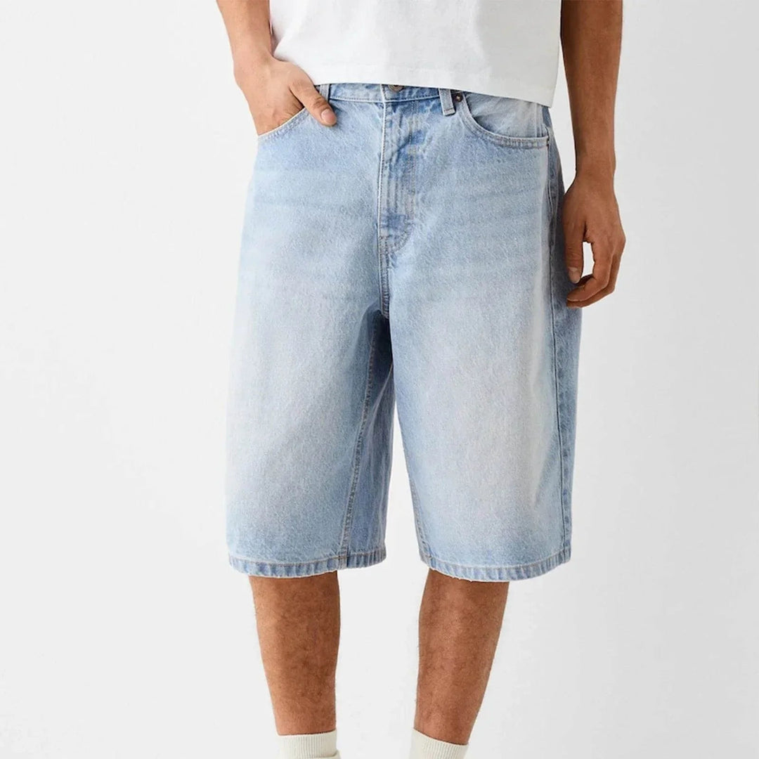Liam | Baggy Vintage Denim Shorts för Avslappnad Stil 1