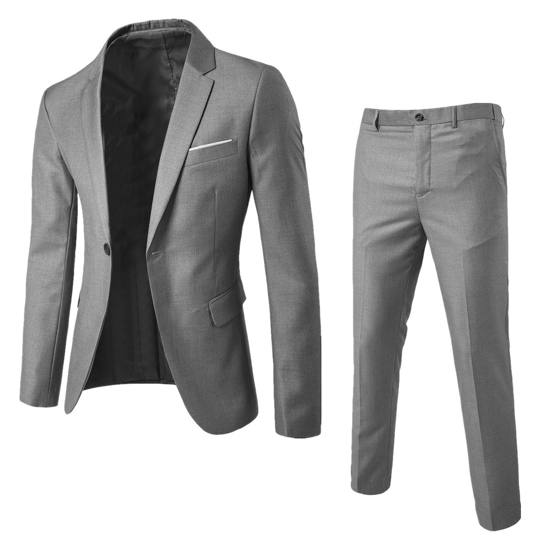Liam | Elegant Slim Fit Herrkostym i Två Delar 0