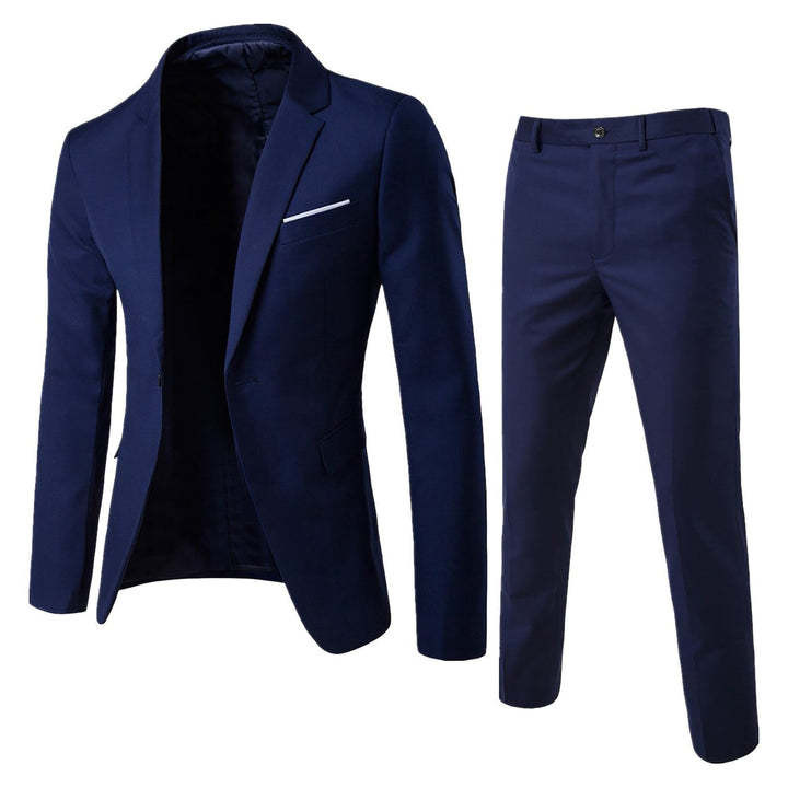 Liam | Elegant Slim Fit Herrkostym i Två Delar 1
