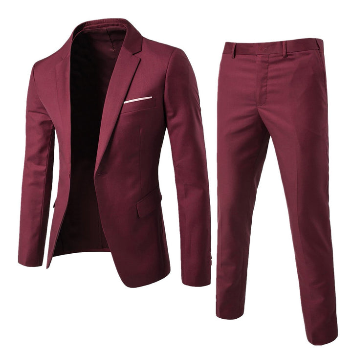 Liam | Elegant Slim Fit Herrkostym i Två Delar 3