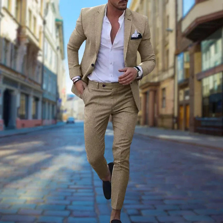 Liam | Elegant Slim Fit Kostym Herr för Bröllop och Formella Tillfällen 1