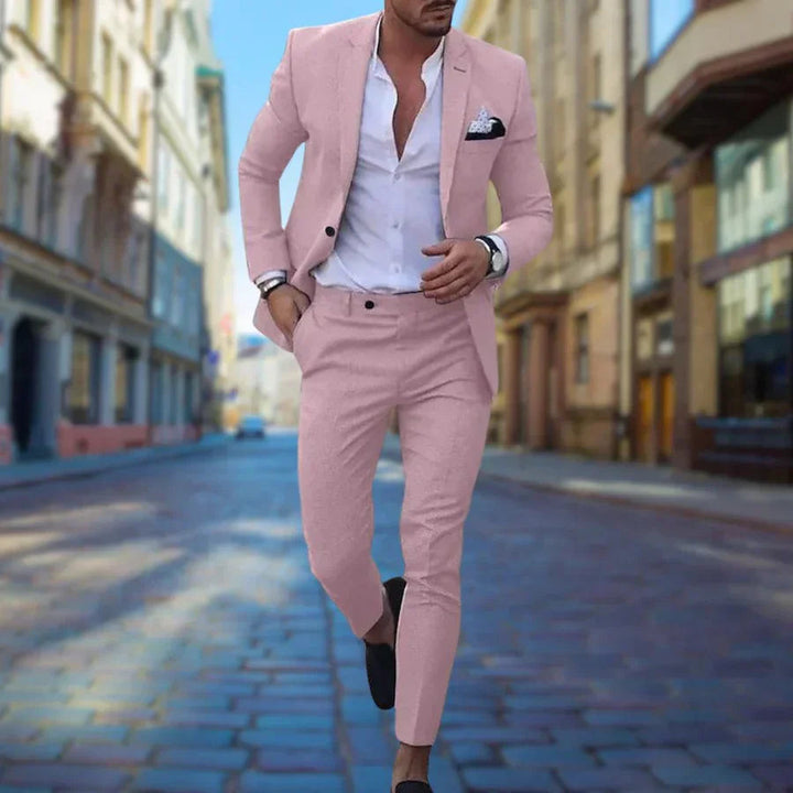 Liam | Elegant Slim Fit Kostym Herr för Bröllop och Formella Tillfällen 3