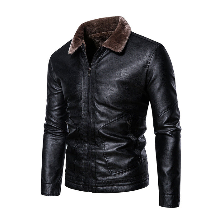 Liam | Elegant Slim Fit Vinterjacka Dam i PU-Läder 0