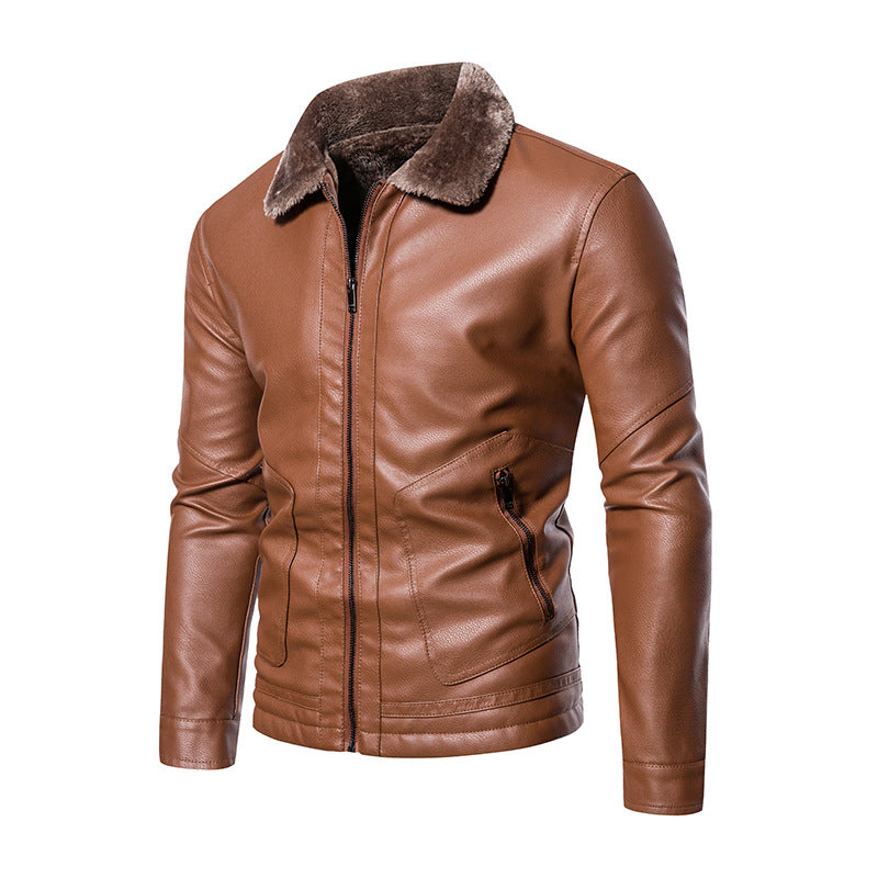 Liam | Elegant Slim Fit Vinterjacka Dam i PU-Läder 1