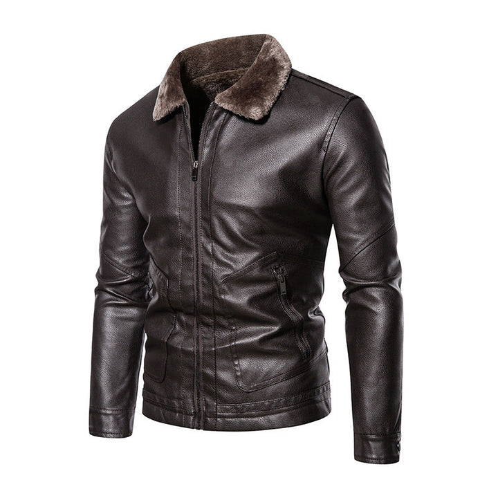 Liam | Elegant Slim Fit Vinterjacka Dam i PU-Läder 2