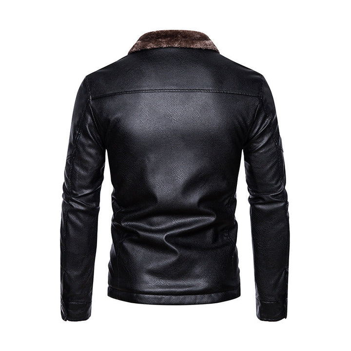Liam | Elegant Slim Fit Vinterjacka Dam i PU-Läder 3