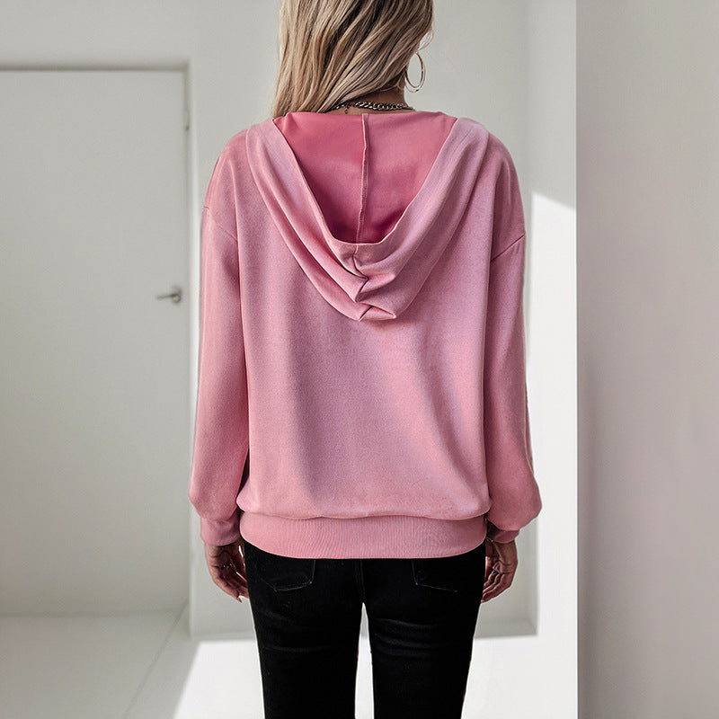 Liam | Funktionell Rosa Huva Tröja Med Sidofickor 3