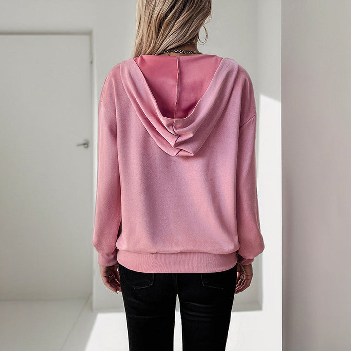 Liam | Funktionell Rosa Huva Tröja Med Sidofickor 3