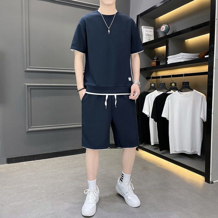 Liam | Lätt Sommar Träningsset med T-shirt och Shorts 2