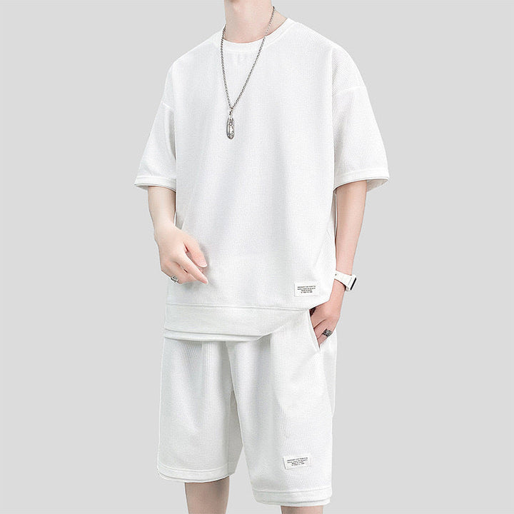 Liam | Lätt Sommar Träningsset med T-shirt och Shorts 7
