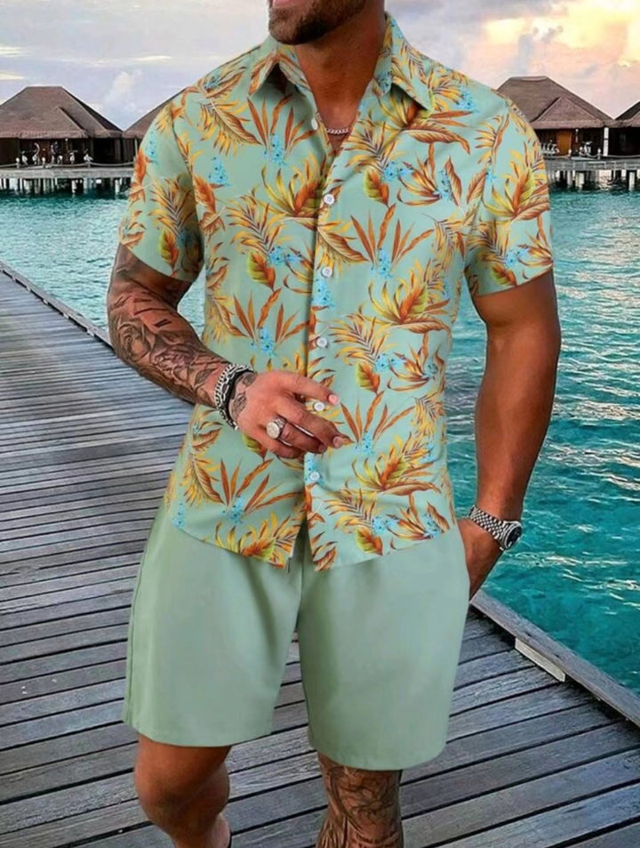 Liam | Lätt Sommarset med Kortärmad T-Shirt och Shorts 2