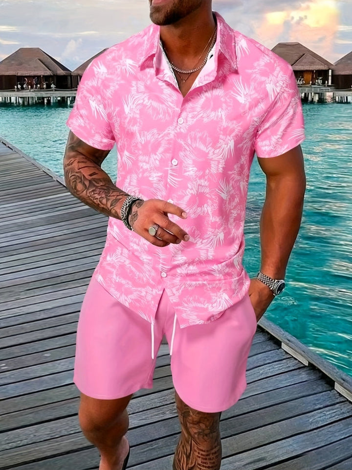 Liam | Lätt Sommarset med Kortärmad T-Shirt och Shorts 4