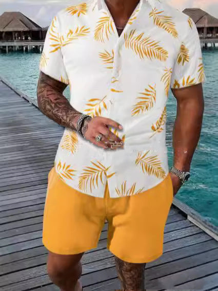 Liam | Lätt Sommarset med Kortärmad T-Shirt och Shorts 8