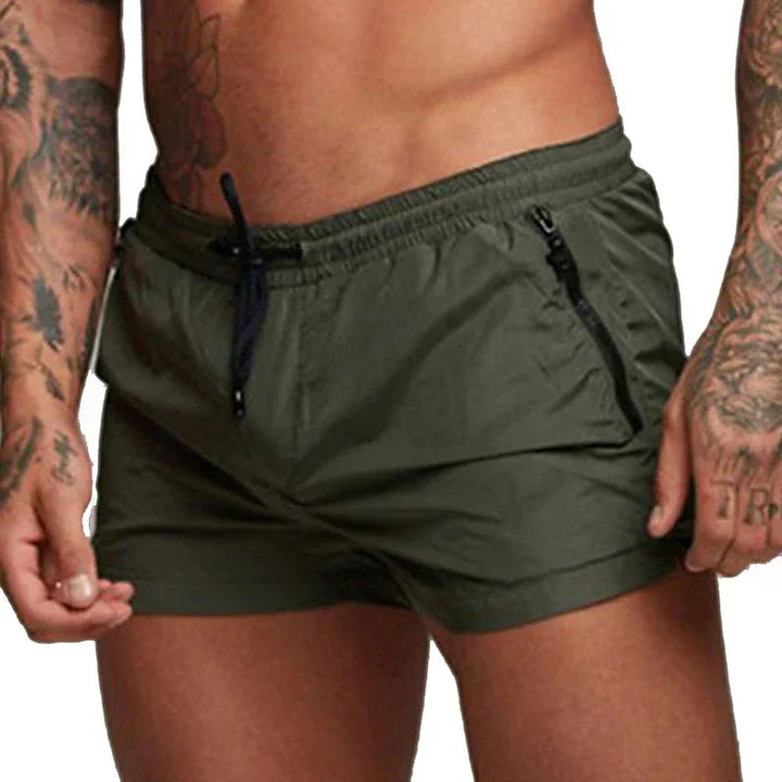 Liam | Lätta Sommarbadbyxor Herr med Dragkedjefickor 8