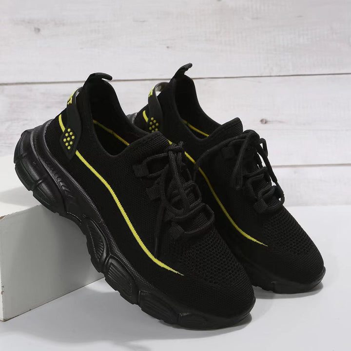 Liam | Lätta Vandringsskor Dam med Flyknit och Gummisula 0