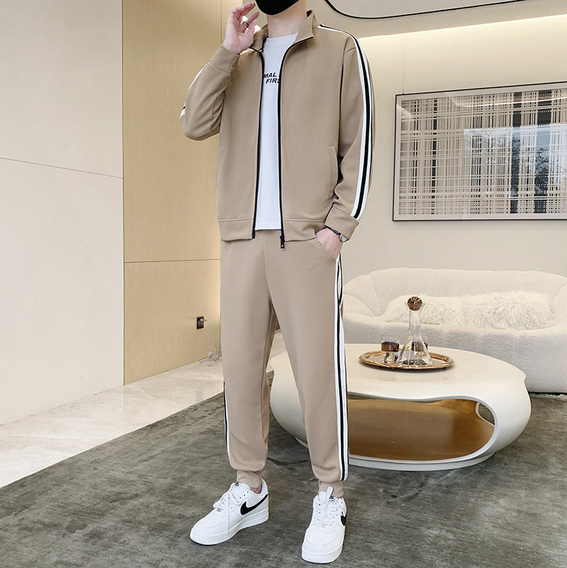 Liam | Slim Fit Långärmad Kofta Set för Sportig Stil 1