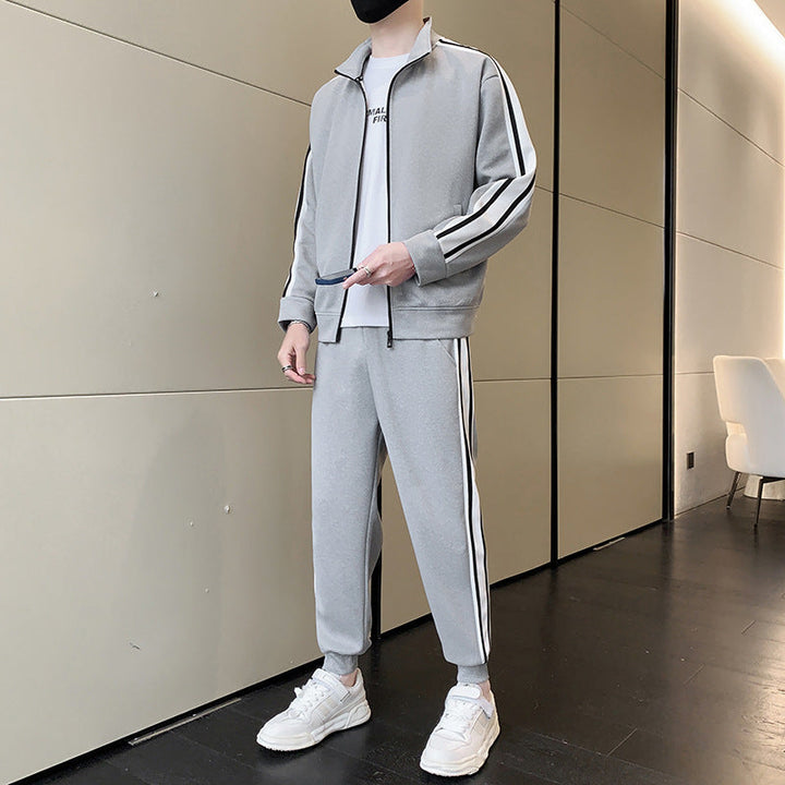 Liam | Slim Fit Långärmad Kofta Set för Sportig Stil 2