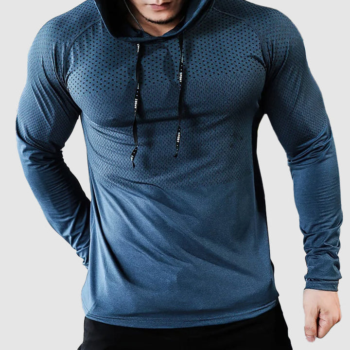 Liam | Slim Fit Träningshoodie med Snabbtorkande Design 0