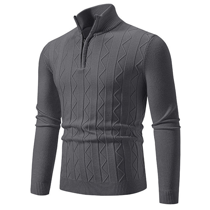 Liam | Slim Fit Vinterstickad Pullover 8