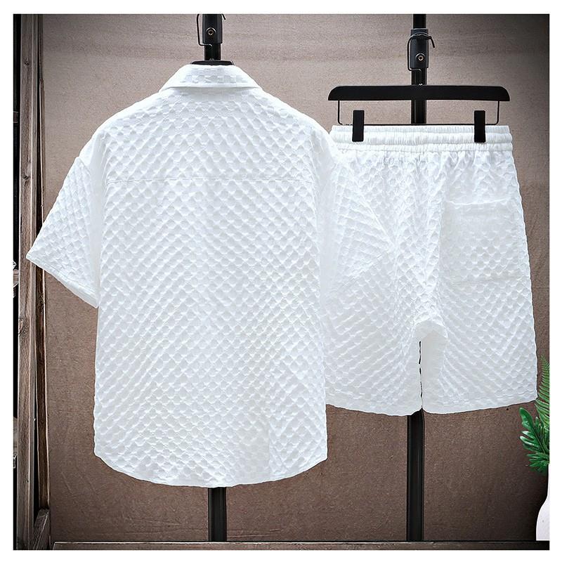 Liam | Sportig Avslappnad Skjorta och Shorts Set 4