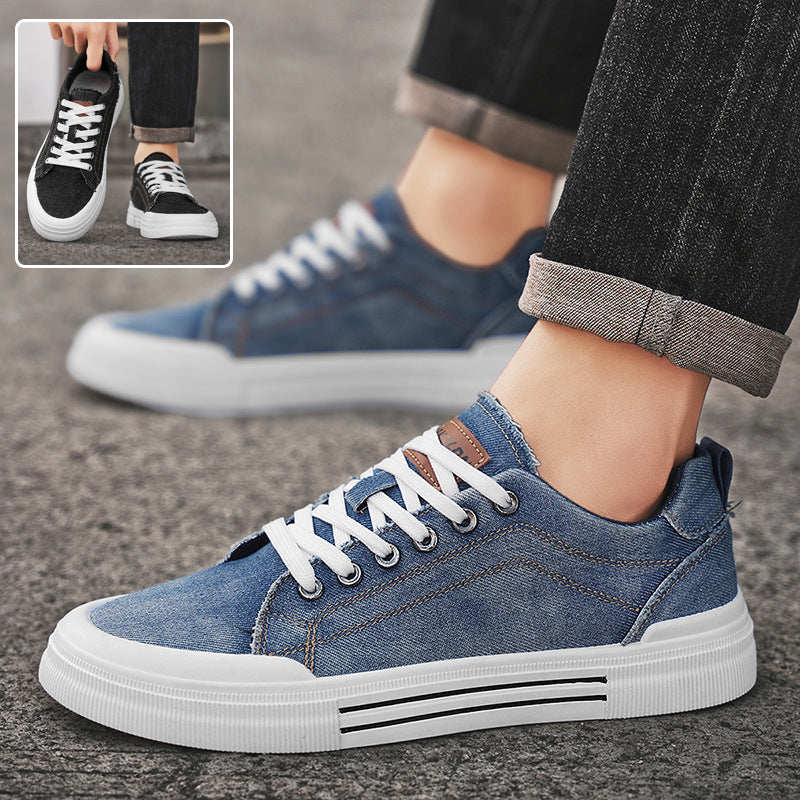 Liam | Stiliga Låga Sneakers med Snörning och Platt Klack 1