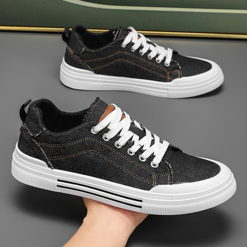 Liam | Stiliga Låga Sneakers med Snörning och Platt Klack 2