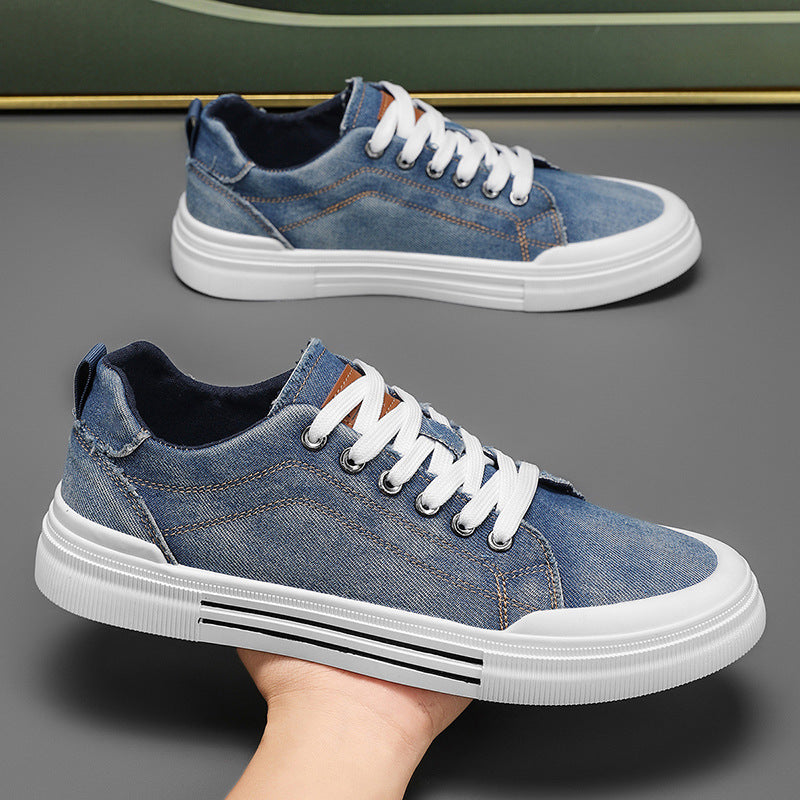 Liam | Stiliga Låga Sneakers med Snörning och Platt Klack 3