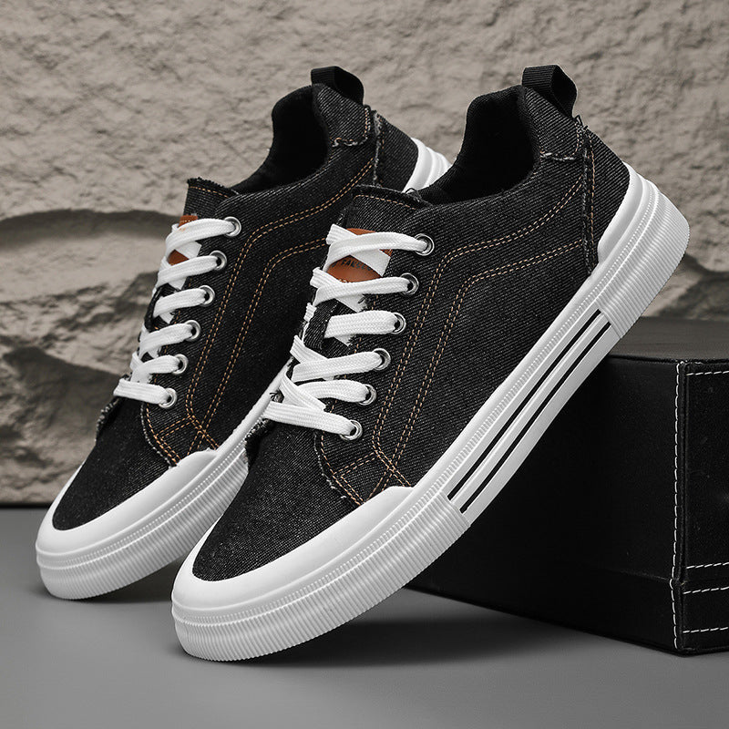 Liam | Stiliga Låga Sneakers med Snörning och Platt Klack 5