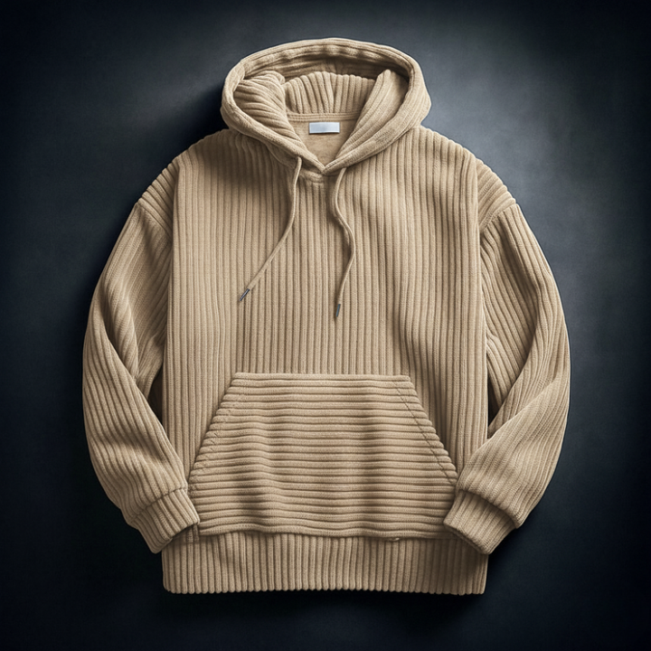 Liam | Strukturerad Hoodie med Avslappnad Passform 1