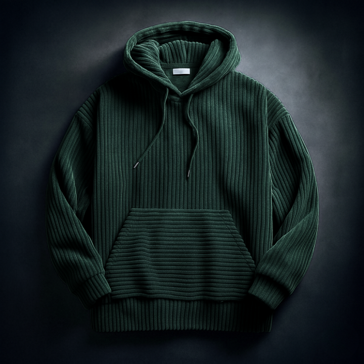 Liam | Strukturerad Hoodie med Avslappnad Passform 3