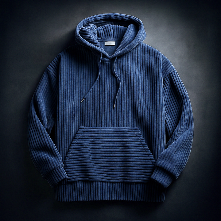 Liam | Strukturerad Hoodie med Avslappnad Passform 4