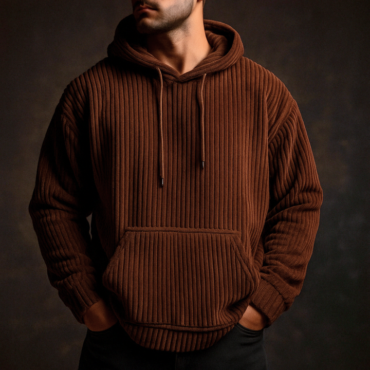 Liam | Strukturerad Hoodie med Avslappnad Passform 7