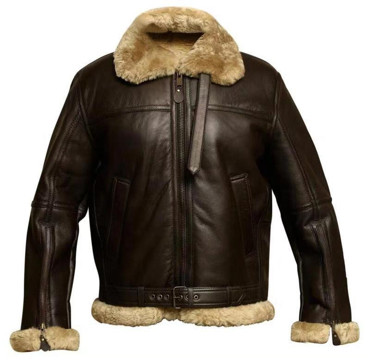 Liam | Strukturerad Vinterjacka i Shearling med Isolering 5