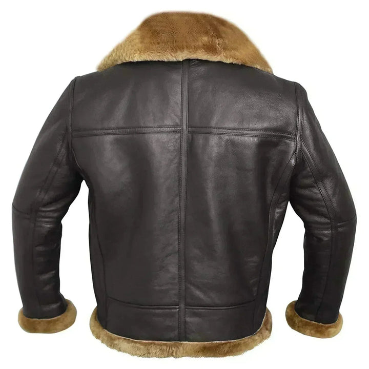 Liam | Strukturerad Vinterjacka i Shearling med Isolering 6
