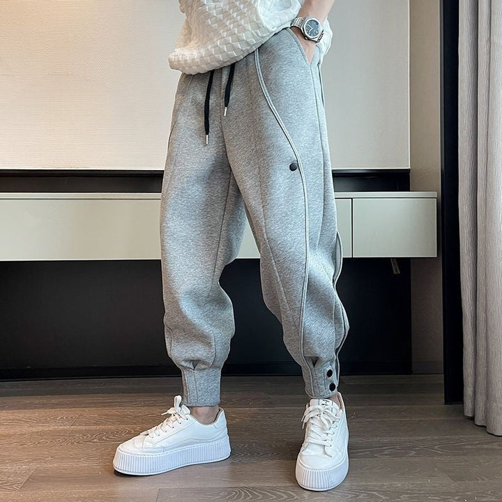Liam | Tapered Joggers Med Funktionella Fickor 0