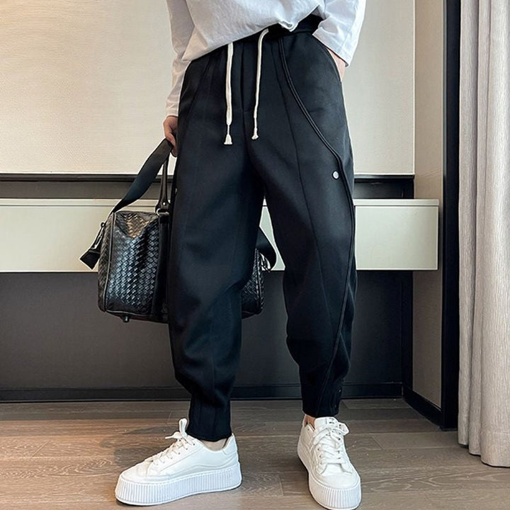 Liam | Tapered Joggers Med Funktionella Fickor 1