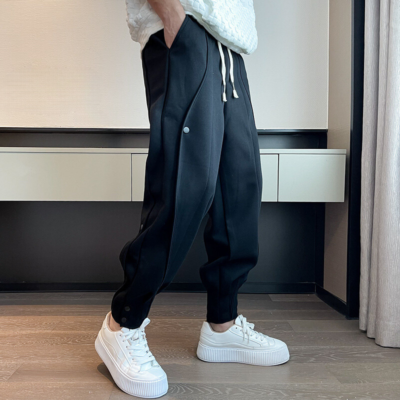 Liam | Tapered Joggers Med Funktionella Fickor 3