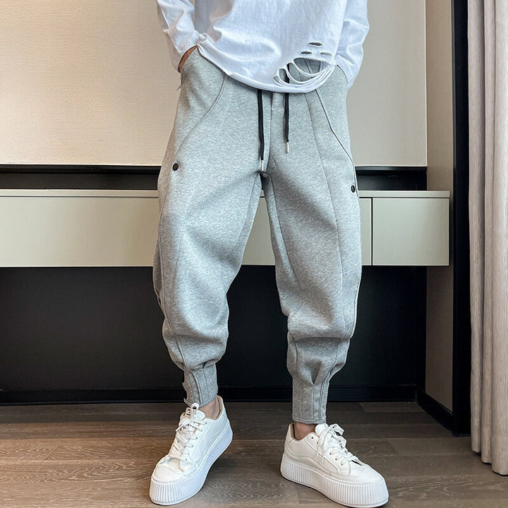 Liam | Tapered Joggers Med Funktionella Fickor 5
