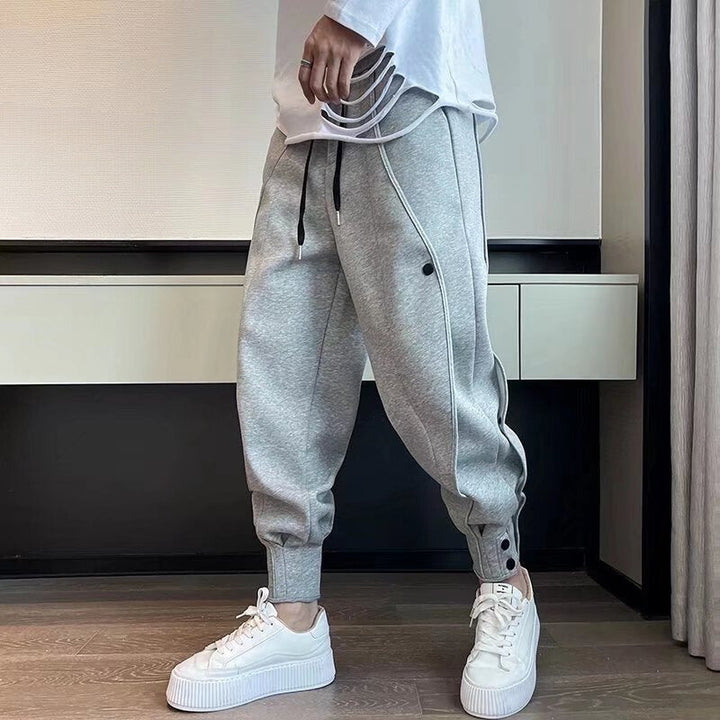 Liam | Tapered Joggers Med Funktionella Fickor 7