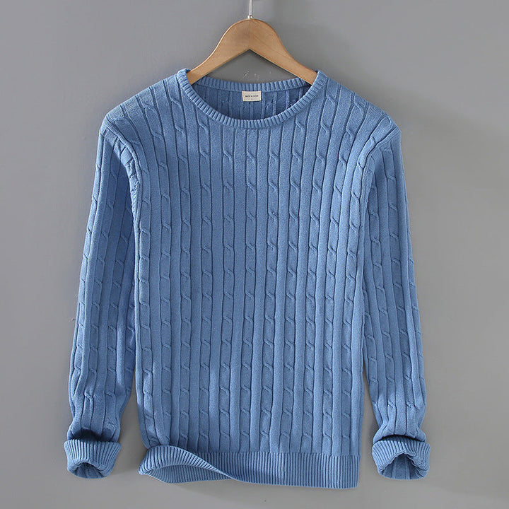 Liam | Tjock Slim Fit Vinterpullover med Twiststickning 2