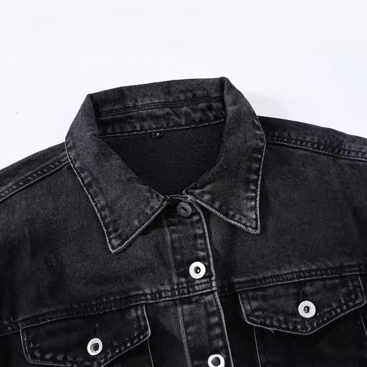 Liam | Trendig Hög Midja Denimjacka För Vårens Övergångsväder 4