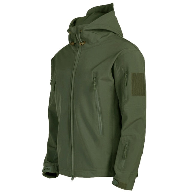 Liam | Vattentät Softshell Jacka Herr med Huva och Flera Fickor 1