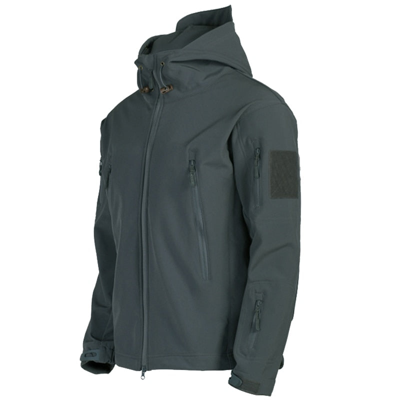 Liam | Vattentät Softshell Jacka Herr med Huva och Flera Fickor 2