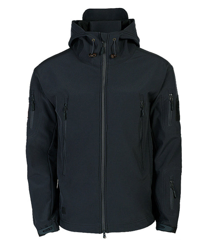 Liam | Vattentät Softshell Jacka Herr med Huva och Flera Fickor 4