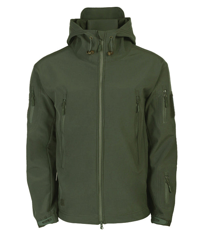 Liam | Vattentät Softshell Jacka Herr med Huva och Flera Fickor 5